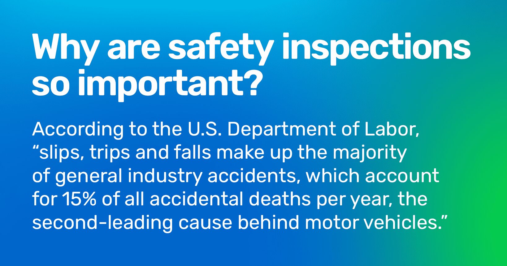 Why are safety inspections important