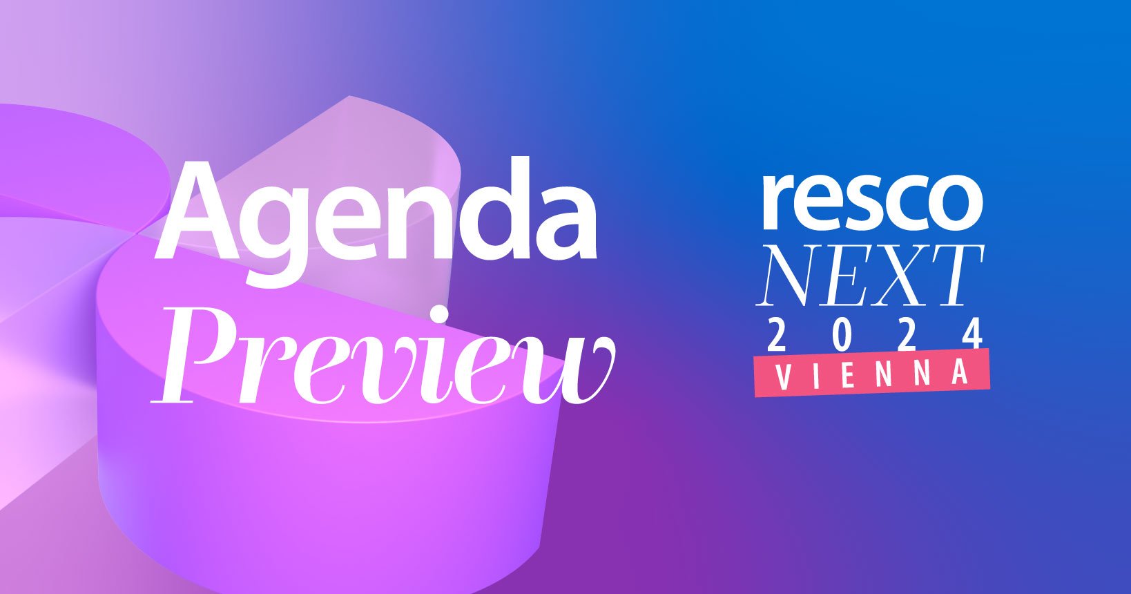 Agenda preview Resco Next 2024