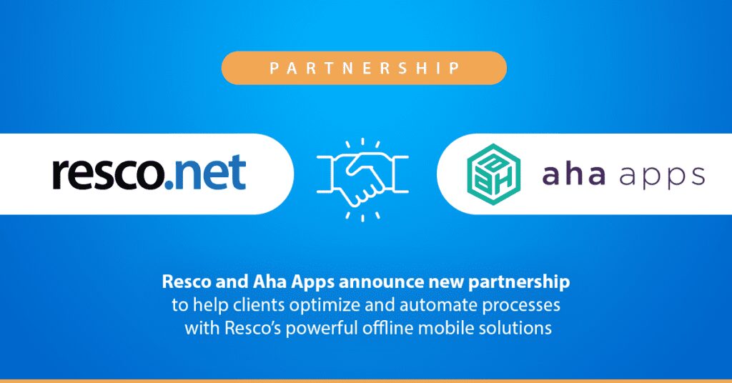 resco.net and Aha apps partnership