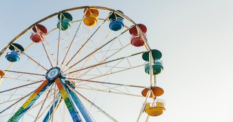 colorful ferris wheel