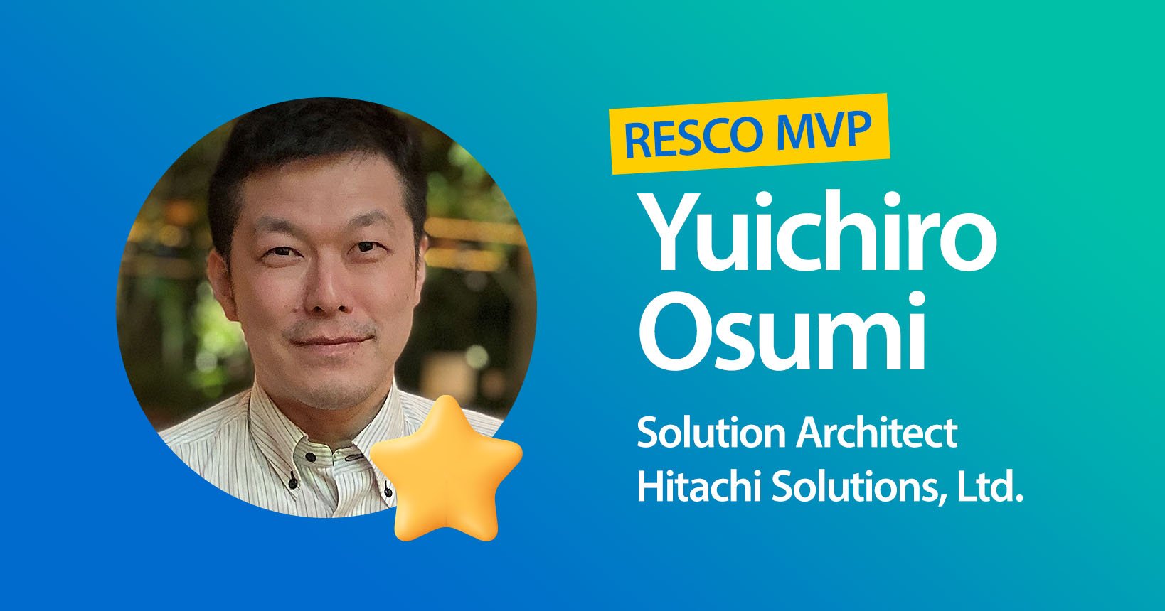 Resco MVP Osumu Yuichiro featured image