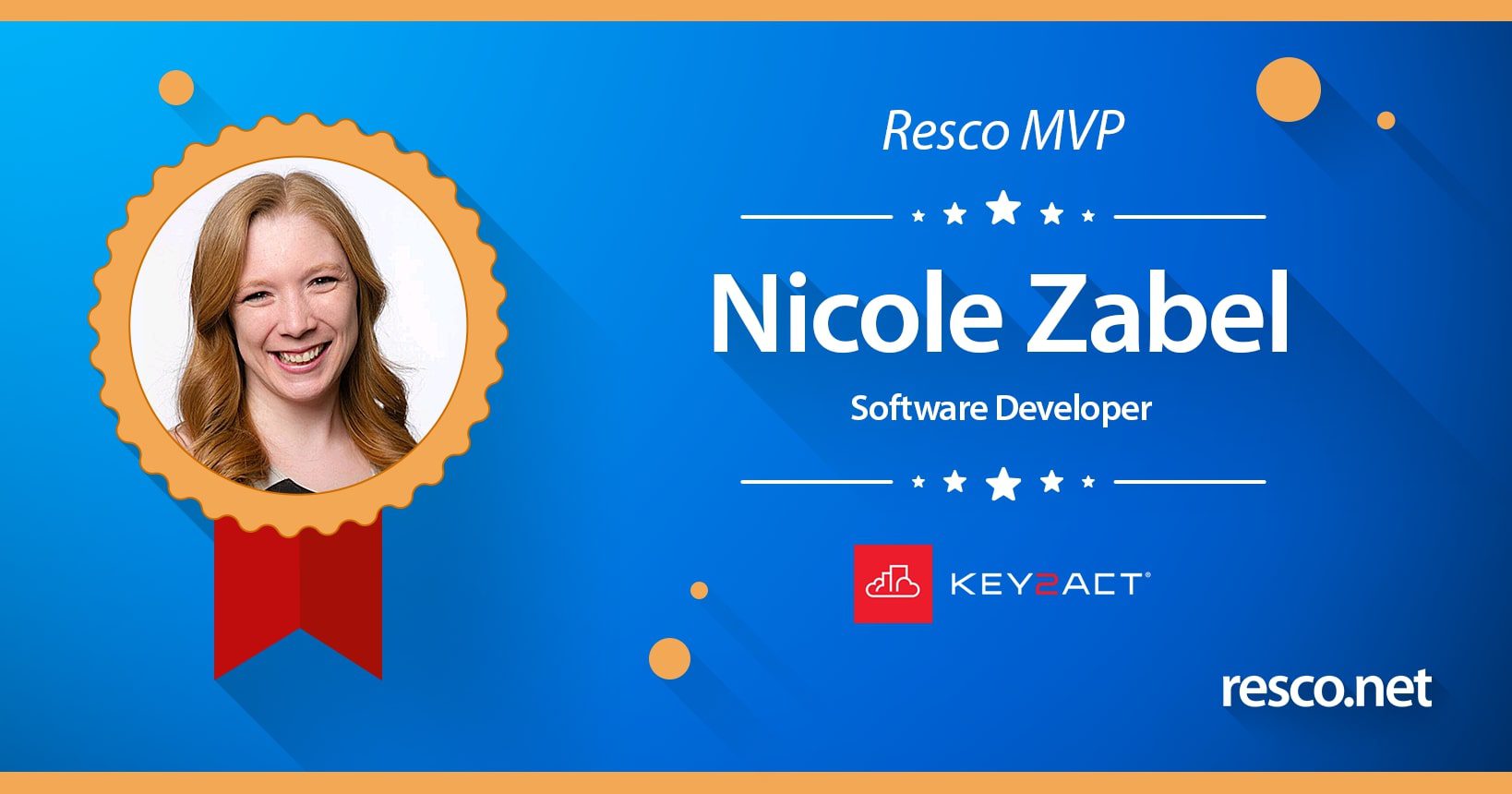 Nicole Zabel Resco MVP certificate