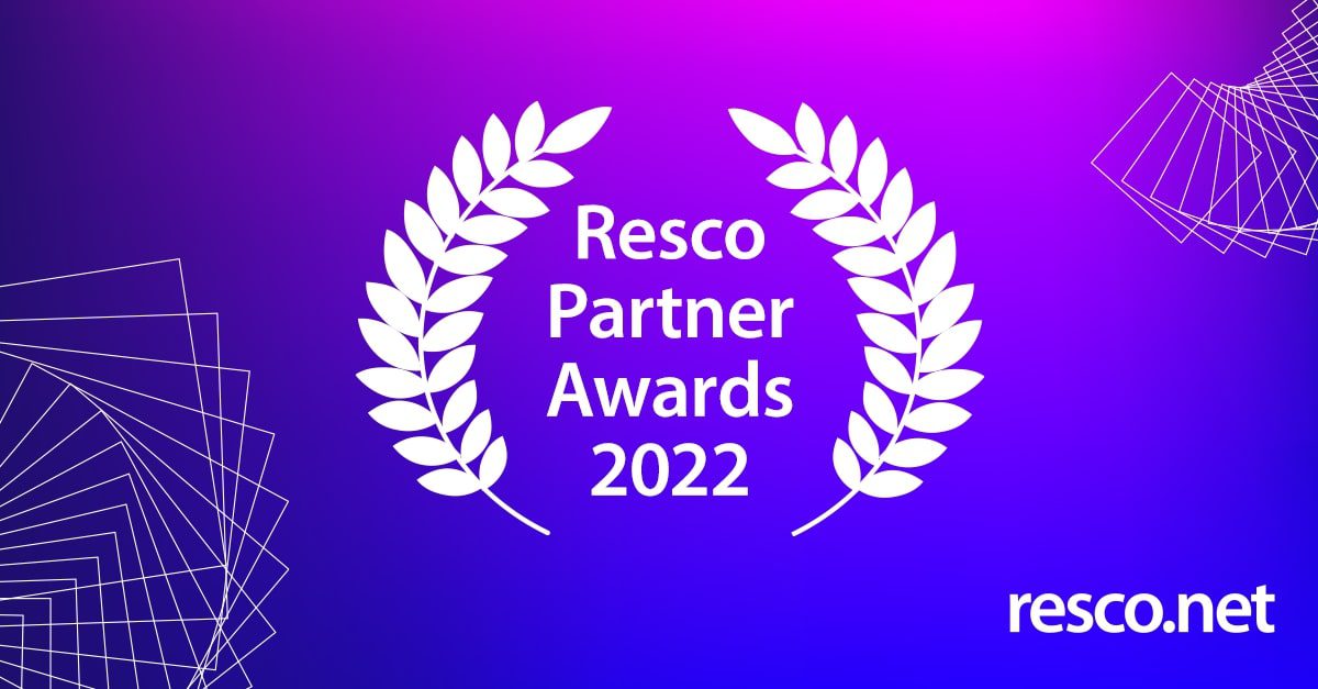 A visual of Resco Partner Awards 2022