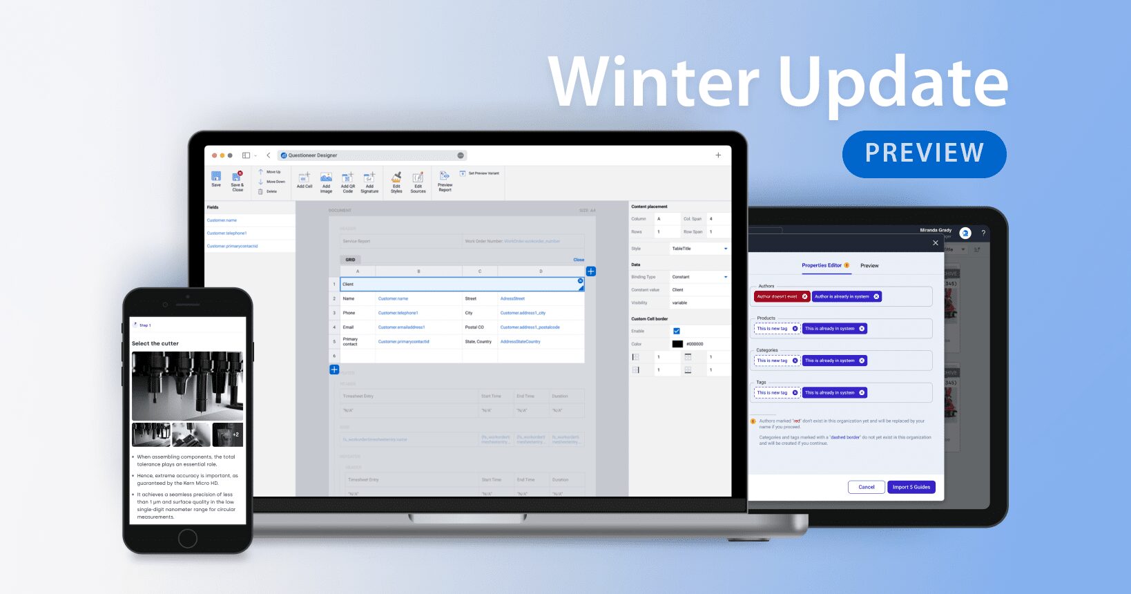 Preview of new features from Resco Winter Update 2022