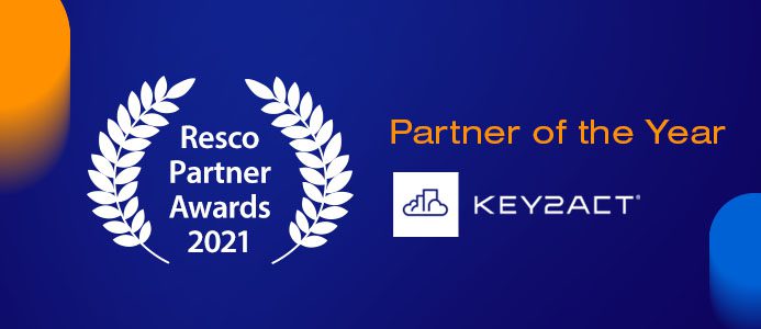 resco partner awards partner of the year award key2act