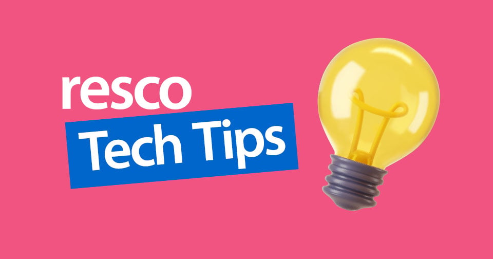 Resco Tech tip