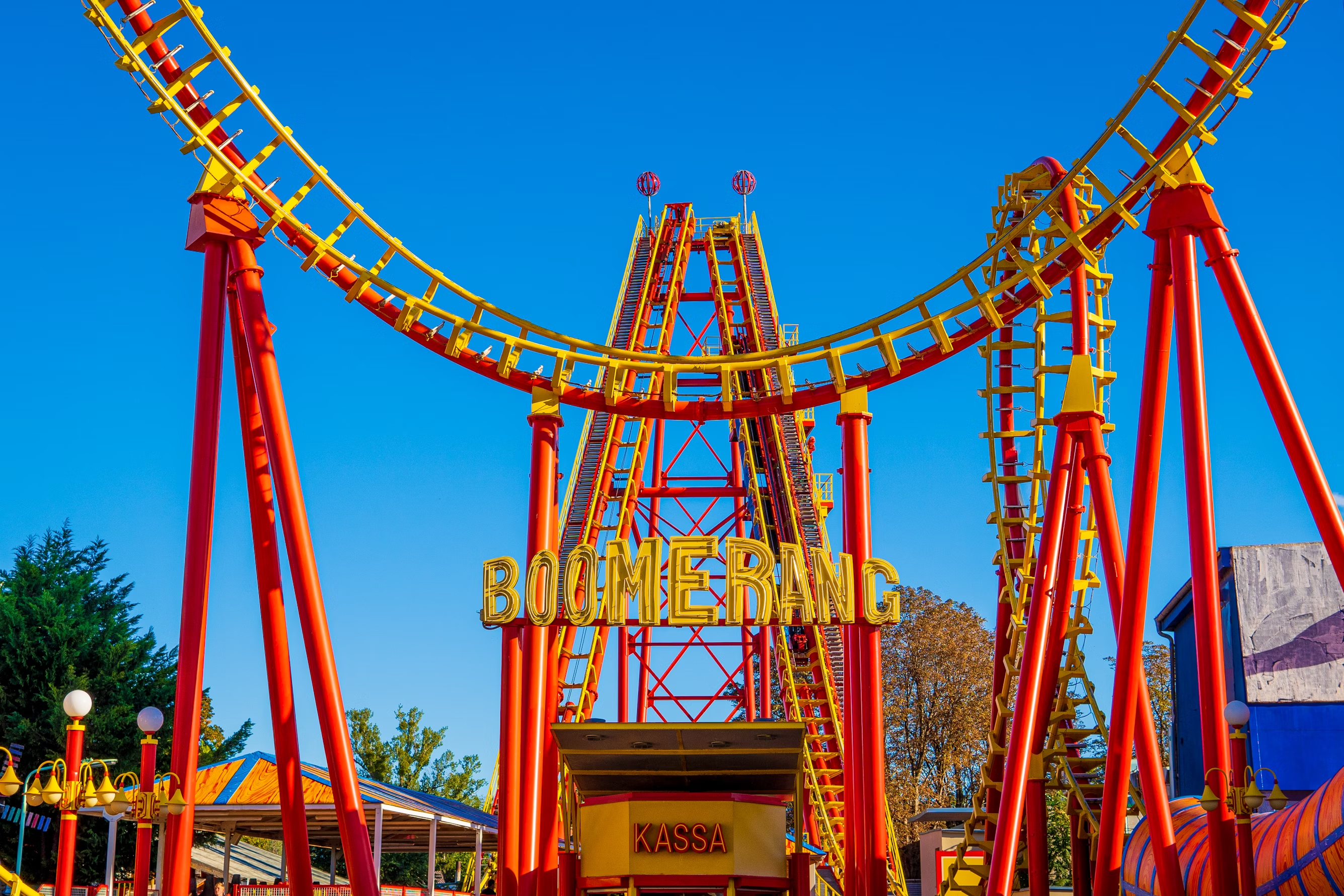 Boomerang ride in Prater