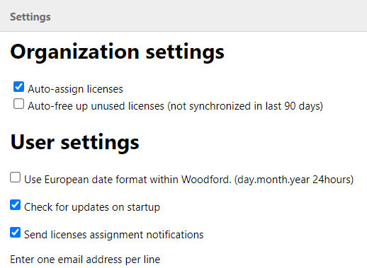 Auto-assignment of licenses in Resco