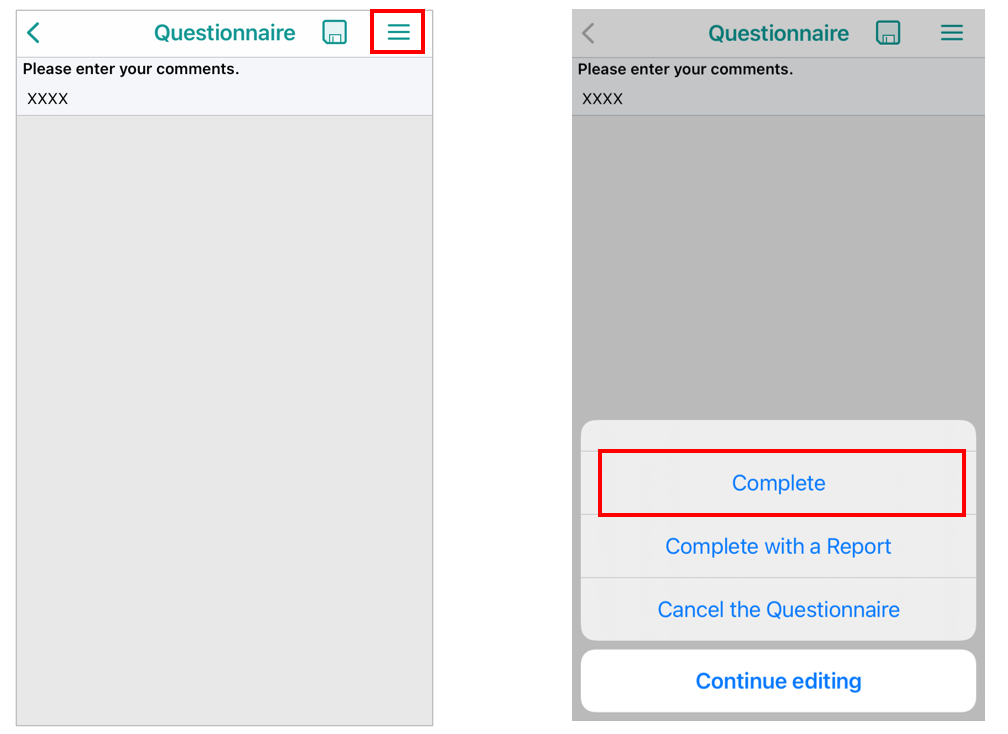 How to complete a report in Resco Inpsections app